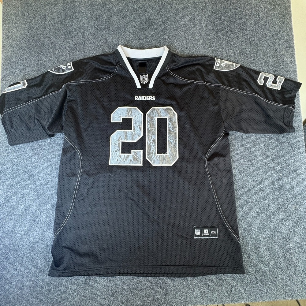 Vintage NFL On Field Oakland‎ Raiders Darren Mcfadden #20 Jersey Mens 3XL Black
